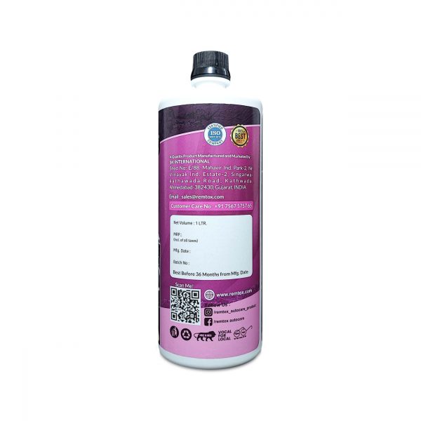 Remtox Interior Cleaner | Rejuvenate Your Car's Interior with Brilliance - 1L