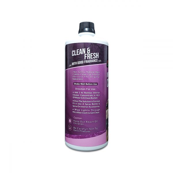 Remtox Interior Cleaner | Rejuvenate Your Car's Interior with Brilliance - 1L