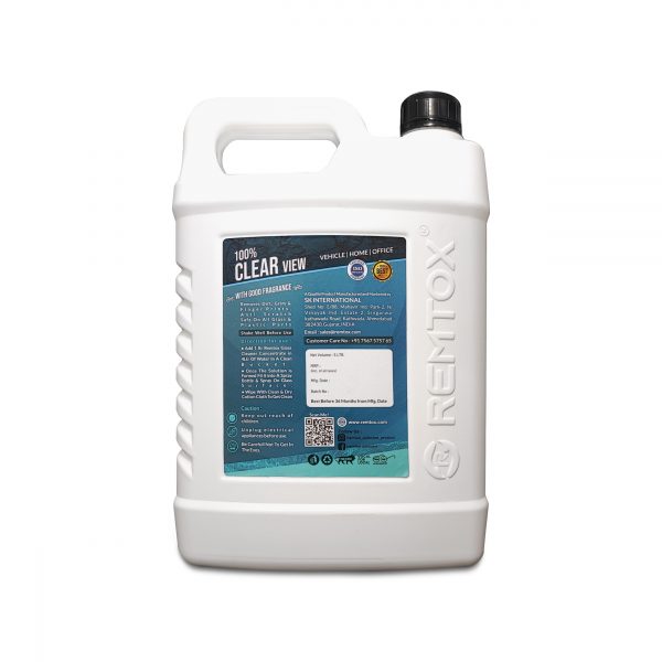 Remtox Glass Cleaner | Achieve Crystal-Clear Visibility on Every Drive - 5L